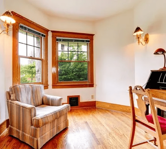 Wood windows installed by Scott Exteriors